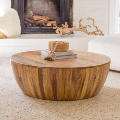 Wood coffee on sale table natural