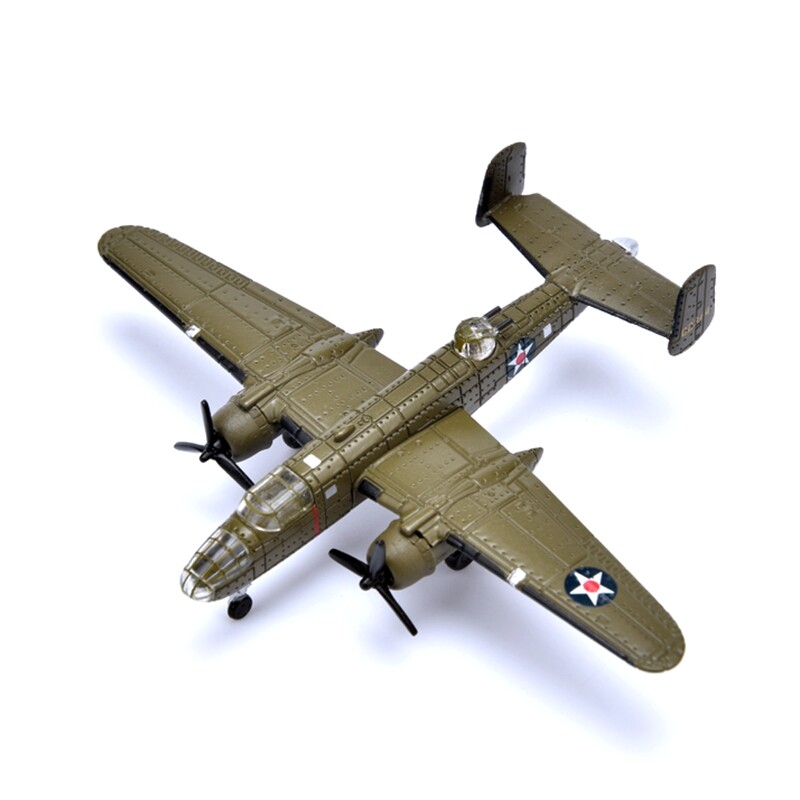 1:200 Scale US Army B-25 Mitchell Bomber Aircraft Metal +