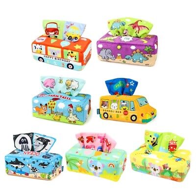 Baby Toy 6 to 12 Months Montessori Toy for Babies and Toddlers Pull Tissue Box