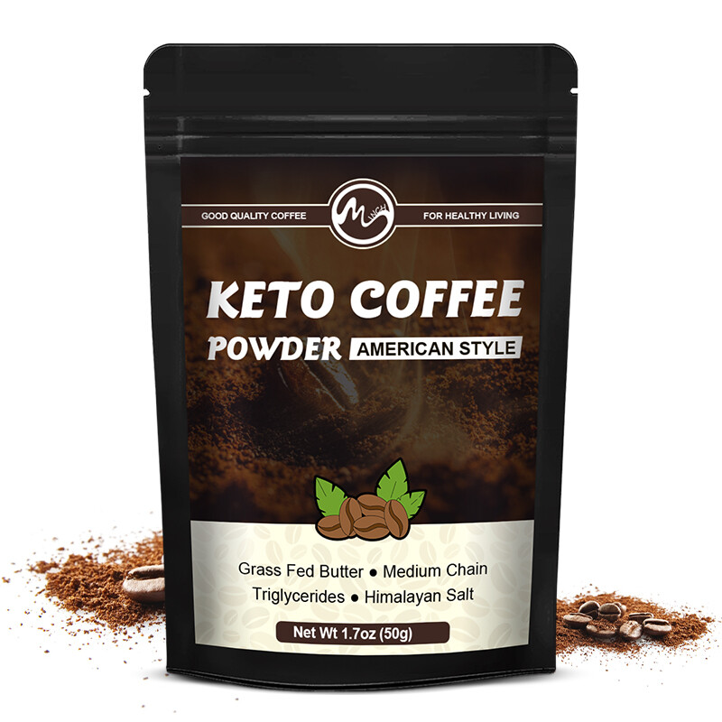 Keto Coffee Powder 50g - Weight Loss Burn Fat Soft Drinks Appetite Suppressant