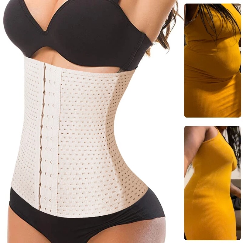 Body Shaper Waist Trimmer Trainer Cincher Boned Corsets Underbust Slim Shapewear