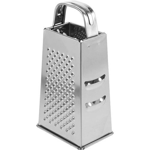 Kitchen Stainless Steel 4-Sided Box Food Grater Vegetable Cheese Slicer Shredder