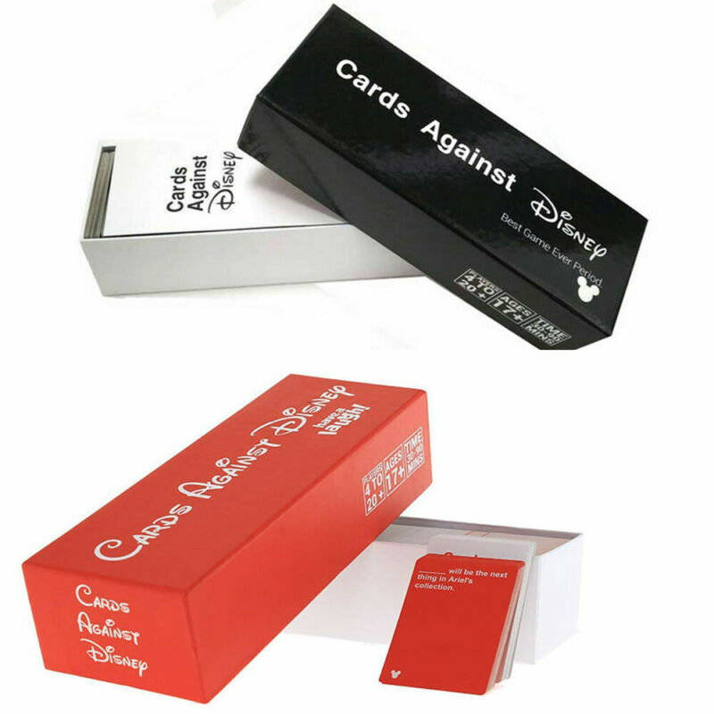 Toys Games Other Poker Card Games Against Disney 8 Cards Sealed Cards Original Red Black Pack Edition