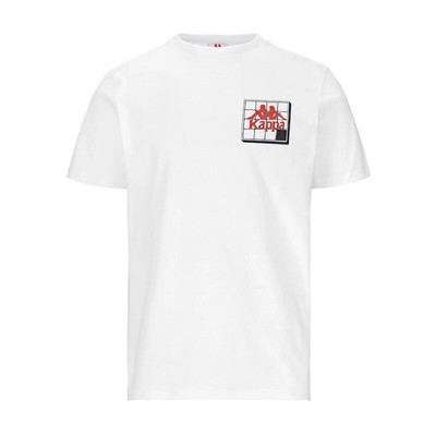 Футболка мужская KAPPA 381F56W Original Broy белая E2023, White