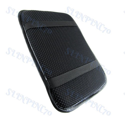 LINCOLN Carbon Fiber Car Center Console Armrest Cushion Mat Pad Cover UNIVERSAL