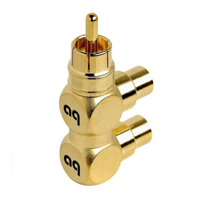 AUDIOQUEST Hard RCA Splitter Sdoppiatore di segnale da singolo RCA Mono a doppio