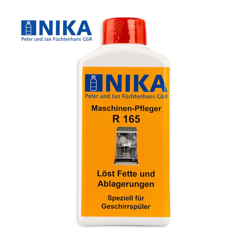 Nika R165 Maschinen Pfleger | FÃ¼R GeschirrspÃ¼Ler LÃ¶St Fett & Ablagerungen 250ml