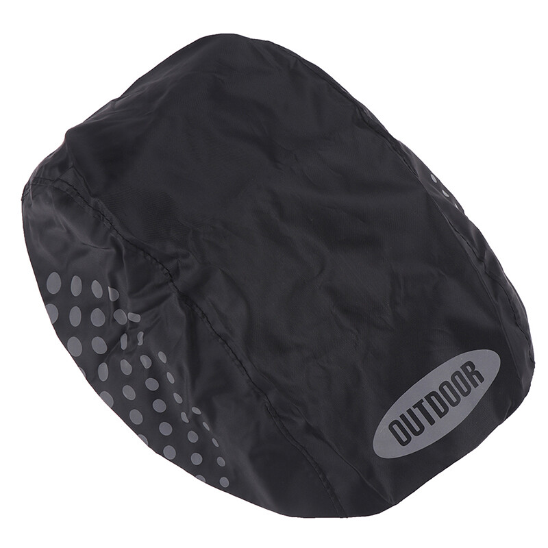 Reflective Bike Helmet Cover Waterproof Windproof Bicycle Helmet Rain .hf