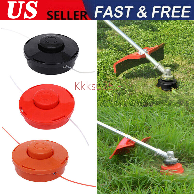 Universal Replacement Petrol Trimmer Head Strimmer Bump Feed Line Spool Cutter
