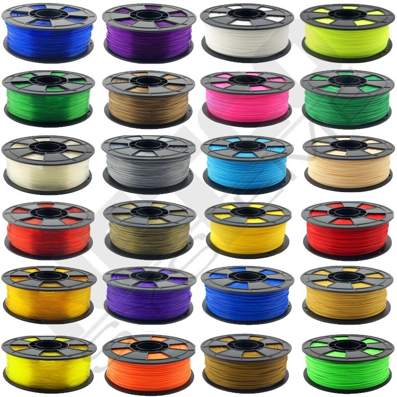 NOYES 3D Filament PLA 1,75mm 1kg Drucker schwarz weiß grün blau gold grau holz 