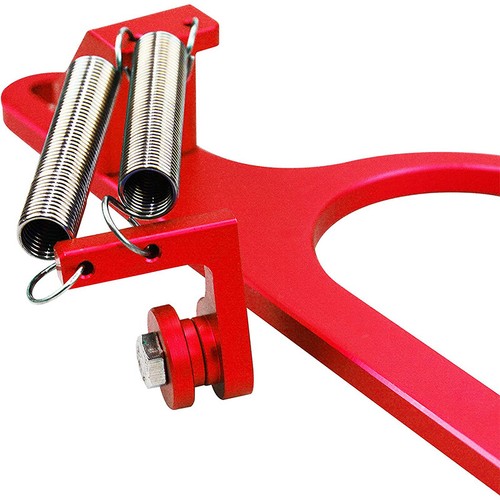 Red Throttle Cable Carb Bracket Carburetor 307 350 SBC For Holley 4150 4160 New