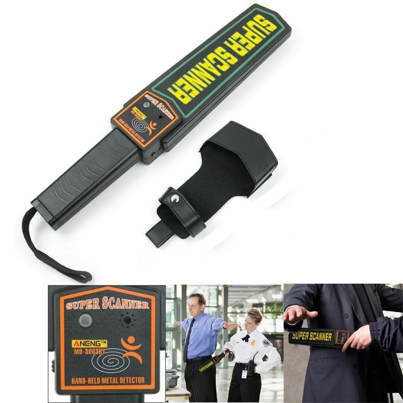 Rilevatore Metal Detector Super Scanner Trova Metalli Sicurezza Rileva Metallo