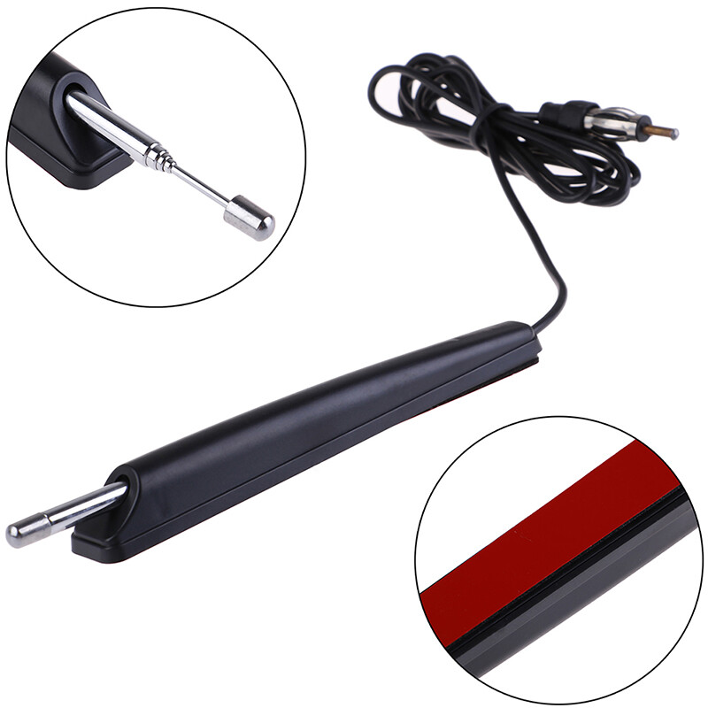 Fmam Portable Internal Car Amplifier Aerial Antenna Telescopic Ant  ^~
