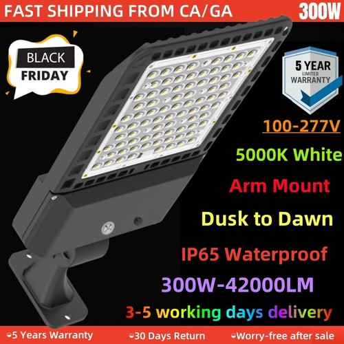 42000Lm LED Parking Lot Lights 300W LED Shoebox Light with