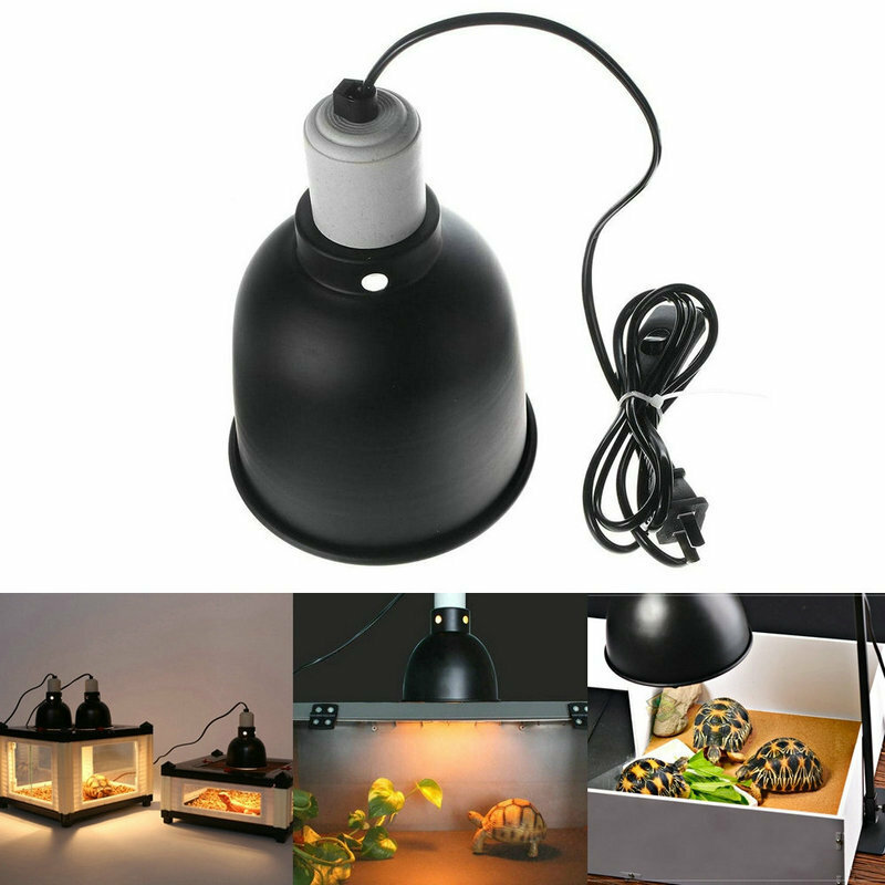 Reptile Plants Light Dome Metal Uv Reflector Lamp Uvb Reptile Light