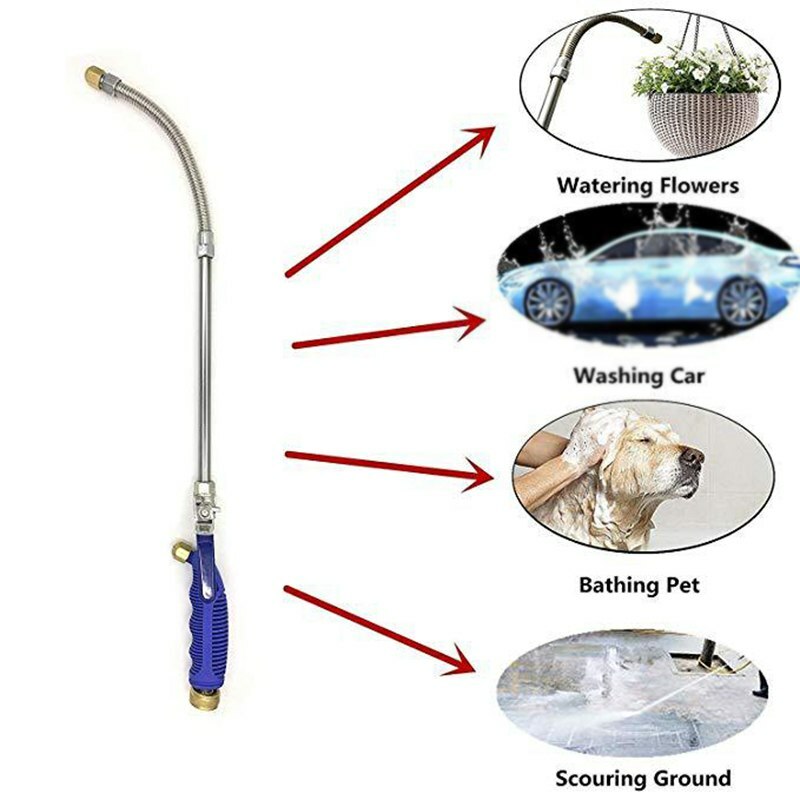 Alloy Wash Tube Hose Car High Pressure Power Water Jet Washer Spray Nozzle Gun