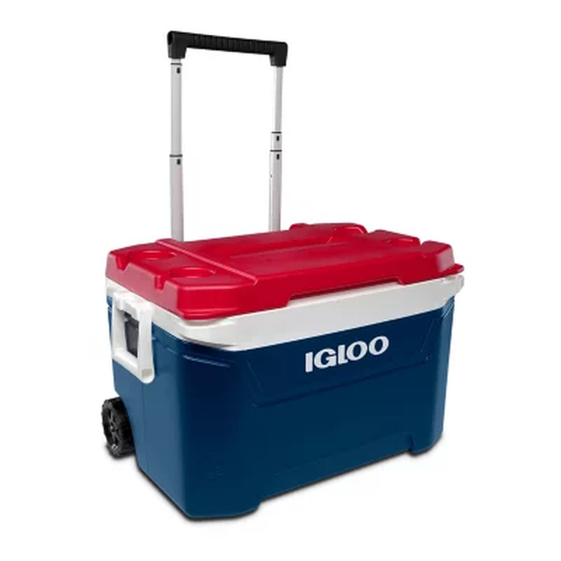 60 Quart Ice Chest 94 Can Capacity Red White & Blue