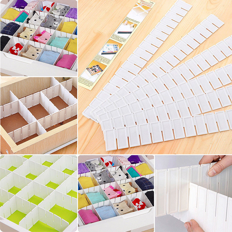 10 Divisori Cassetto Regolabili PRZRAO - 32x11cm, Con Accessori, Plastica - Foto 6