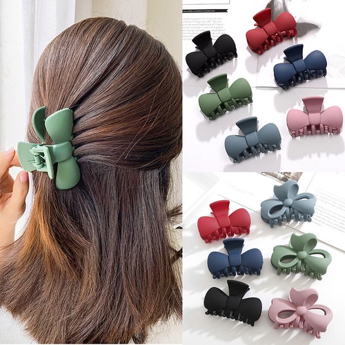 New Large Hair Claw Crab Plastic Hair Clip Ties Barrettes Women