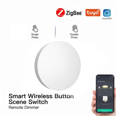 Tuya Zigbee Remote Mini Wireless Scene Switch DIY Smart Automation Scenario lot