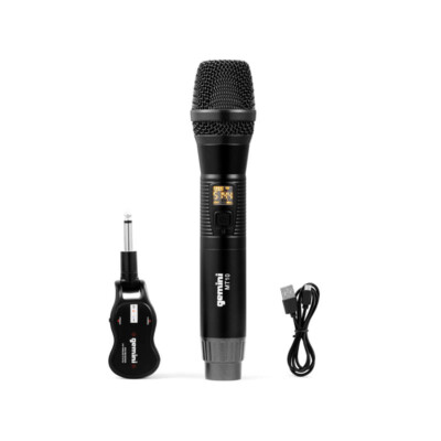 Gemini GMU-M100 Professional Plug & Play Wireless Rechargeable UHF Handheld Micr