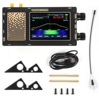 1.10D V3 50K-2GHz Malahiteam SDR Receiver Radio DSP SDR Receiver 2 Antenna port