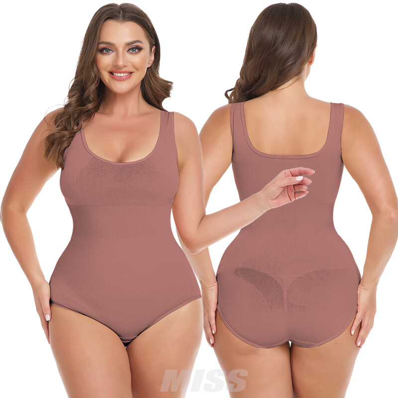 Womens Bodysuit Tummy Control Full Body Shaper Waist Trainer Slimming Tank Top 