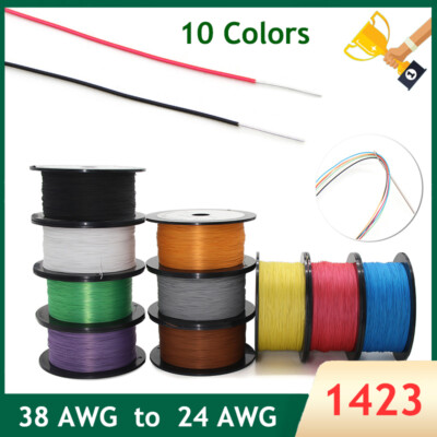 Single Conductor Cable Wire 38AWG-24AWG Extra Fine Silver Plated Copper Wires