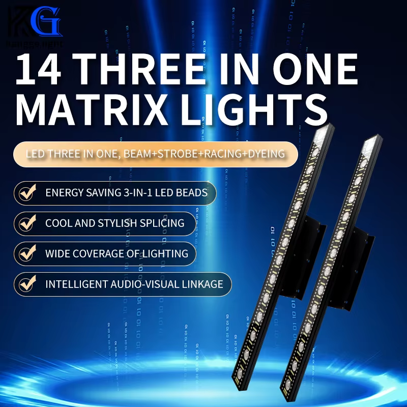 12x3W Warm White RGB 3in1 Bar Pixel Beam Light Professional DJ Led 14x3W Matrix