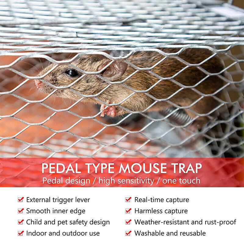 USA Mouse Trap Rat Trap Rodent Trap Live Catch Cages - Easy to Set Up and Reuse