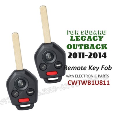 CWTWB1U811 for Subaru Legacy Outback 2011-2014 keyless Remote Key Fob 57497AJ10A