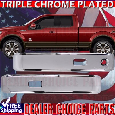 2015-2017 2018 2019 2020 Ford F150 Std/Ext Cab Chrome Door Handle COVERS w/Smart