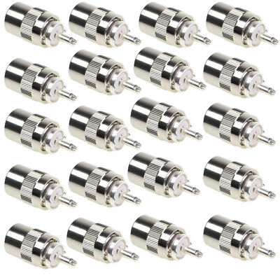 Lot 20 UHF male PL259 Plug solder RG8 RG213 LMR400 Coax Coaxial Cable Connector. Buy it now for 20.95