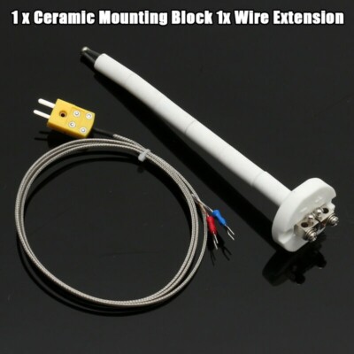 High Temperature K-Type Thermometer-Ceramic Probe Forge Crucible Kiln-Kit