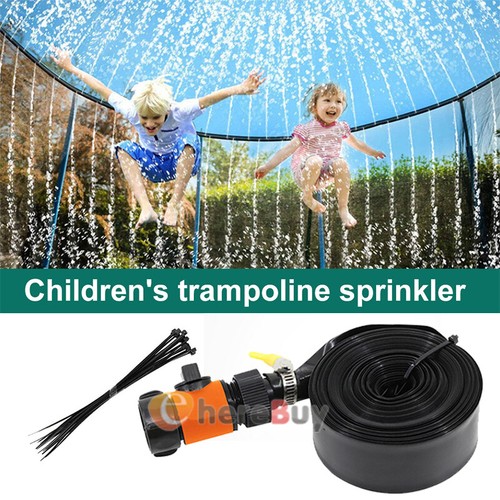 Trampoline Sprinkler for Kids with 39ft Long Outdoor Trampoline Water Sprinkler