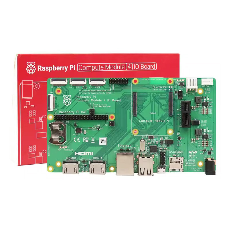 マザーボード Raspberry Pi 4 IO Board + Compute Module Raspberry Pi Compute Module 4 IO Board - The Pi Hut