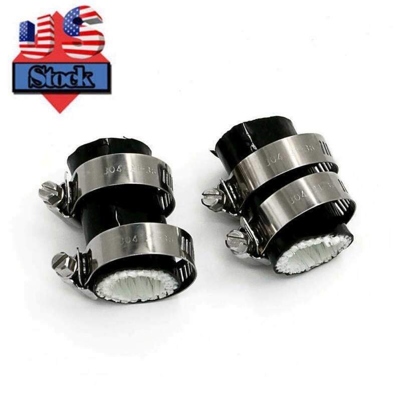 2X Rubber Exhaust Pipe Clamps For Yamaha Banshee 350 All Year FMF DG