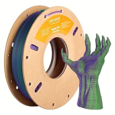 Filament Pour Imprimante 3D Bicolore Mat ERYONE PLA De 1 Pièce, Matériaux