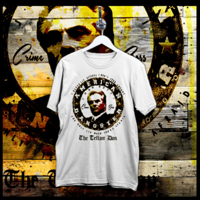 Gotti T-Shirt Mob Boss Mobster Teflon Don Gangster Gambino Crime Boss Mafia Tee