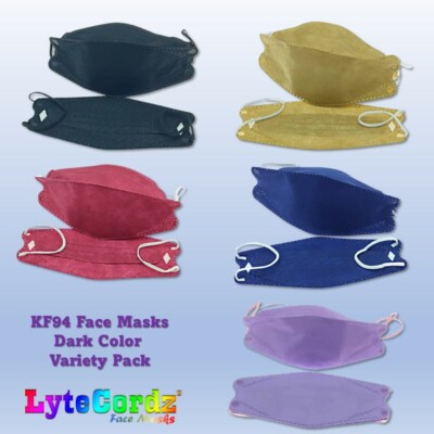 KF94 Protective Face Mask - Medical Respirators Face Cover - Side Flaps and Wire