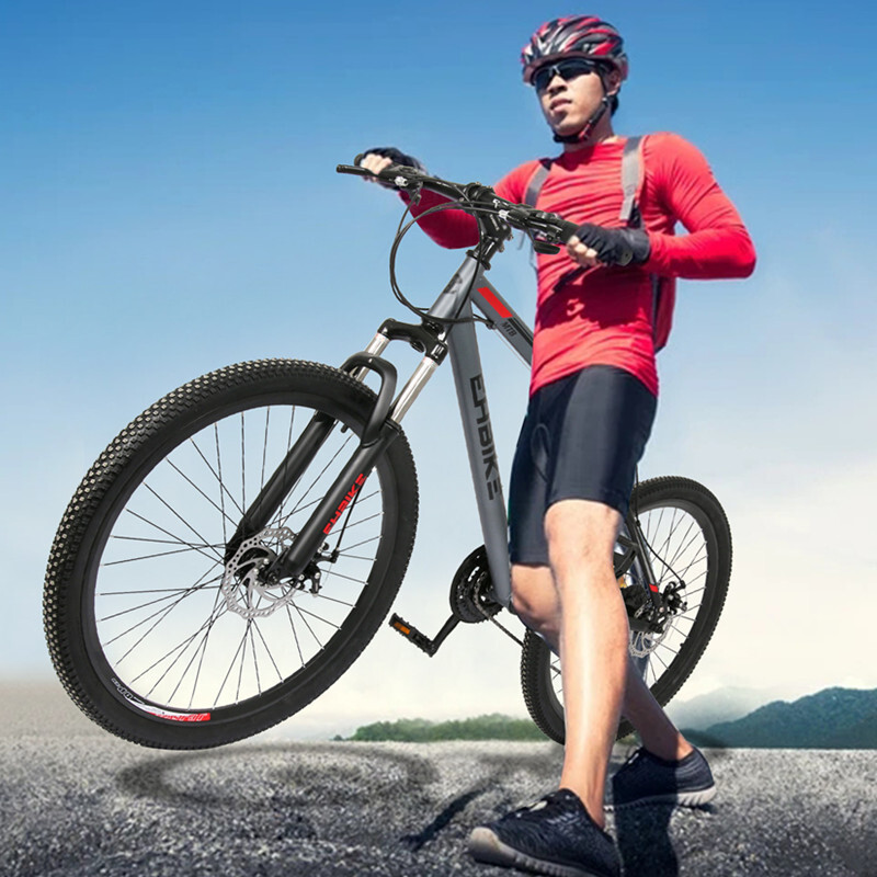 EHBIKE Mountain Bike, 26 Inch 21 Speed Road Bike For Adults 