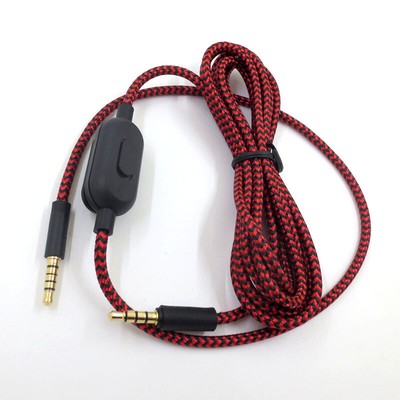 Replacement 2M Cable For Logitech G Pro Inline Mute G Pro X G433 G233 Audio Line