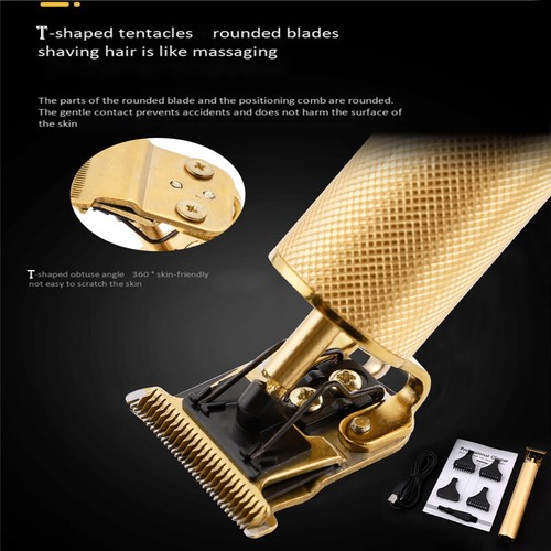 US Cordless Hair Clippers Shavers Beard Trimmer Professional