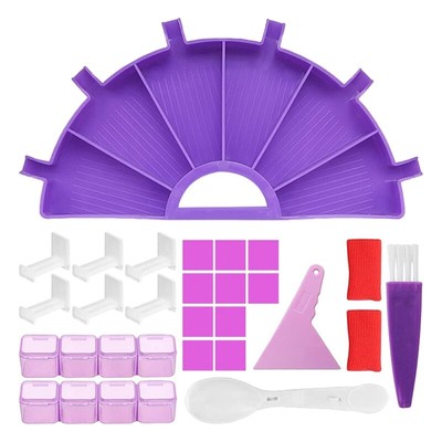 1Set  Accessory Diamond Art Accessories (Purple) G2X19456