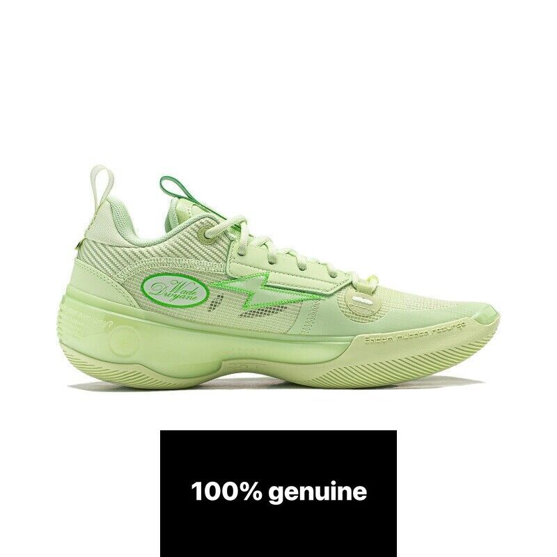 Pre-owned Li-ning Way Of Wade 10'avocado's Day 'men's Basketball Shoes Abas083-5- In Green