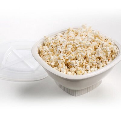 Nordic Ware Microwave Popcorn Popper and Serving Bowl 12 Cup