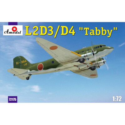 AMODEL 72175 L2D3/D4 ''Taddy'' Japan transport aircraft Scale 1/72 - Plastic model