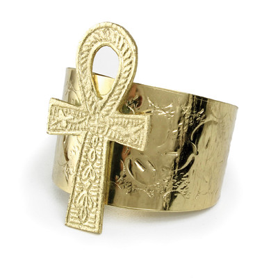Ankh cuff bracelet deals