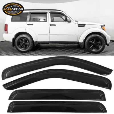 Fits 07-11 Dodge Nitro Window Visors Rain Sun Guard Vent