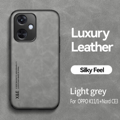 For OnePlus Nord CE3, Luxury Business Retro Leather Soft Magnetic Case Cover